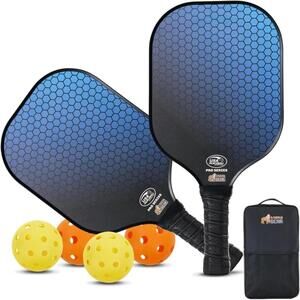 NWT Gorilla Gear USAPA Pickleball Starter Set, Paddles, Bag, and Balls (2 Pack)